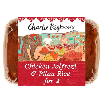 Charlie Bigham's Kylling Jalfrezi & Pilau Ris for 2 Ferdigrett 810g