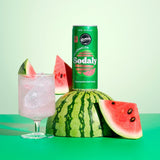 Remedy Sodaly Watermelon soft drink, imported from the UK