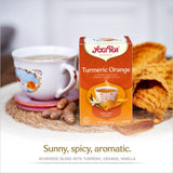 Yogi Tea Turmeric Orange herbal tea 17 count (British brand)