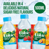 Volvic strawberry flavoured water 6 x 500ml multipack (British brand)