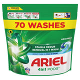 Ariel Original Laundry Detergent Pods 70 Washes - British product