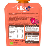 Ella's Kitchen peaches baby food pouch 70g - British product