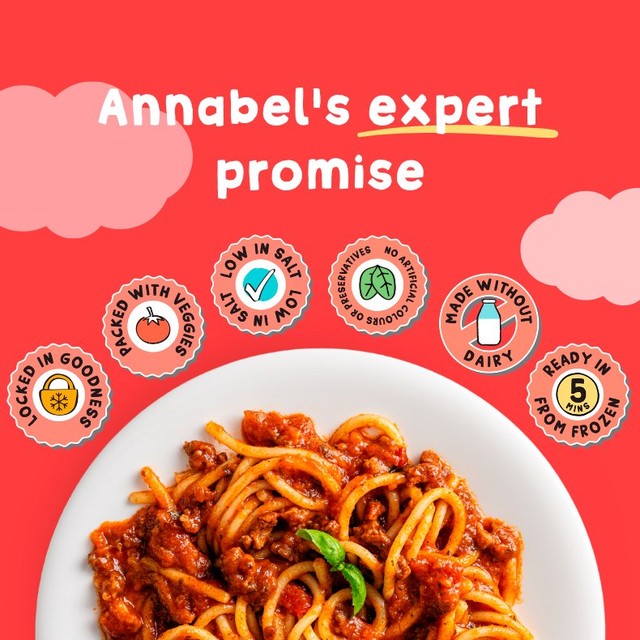 Annabel Karmel frozen spaghetti bolognese baby meal with hidden veggies 200g - British product