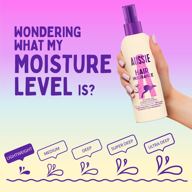 Aussie leave-in conditioner spray 250ml - British product