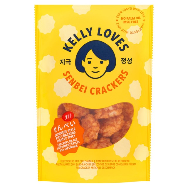 Kelly Loves Senbei Crackers Chilli Flavour 80g, UK version