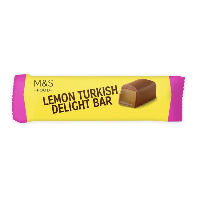 M&S lemon Turkish delight bar 48g, imported from the UK