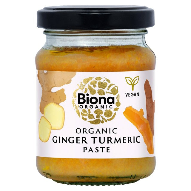 Biona Organic Ginger Turmeric Paste 130g - British product