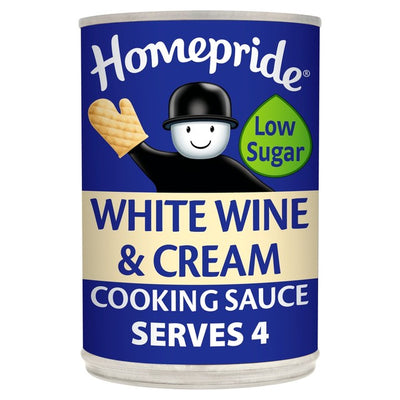 M&S Homepride White Wine & Cream Cooking Sauce 400g- Buy online at McGrocer