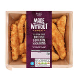 Tiras de pollo M&S sin gluten, 420 g, importadas del Reino Unido.