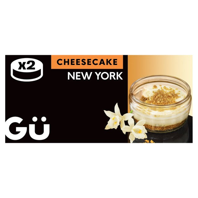 Gu New York Cheesecake dessert 2 x 70g, UK version