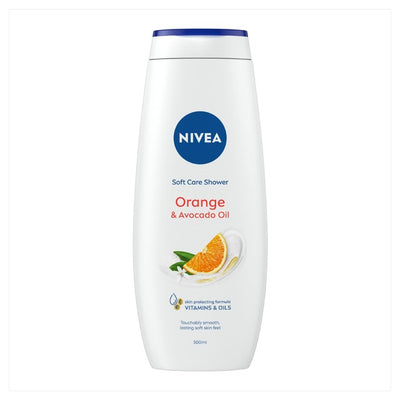 Nivea Orange & Avocado Oil Caring Shower Cream 500ml