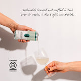 La Brewery White Rose non-alcoholic sparkling tea, imported from the UK