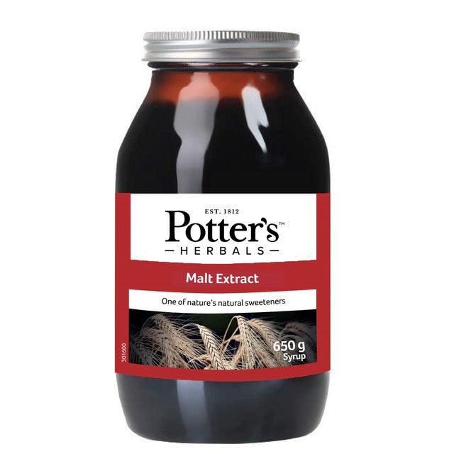 Potters Malt Extract sweetener 650g, imported from the UK