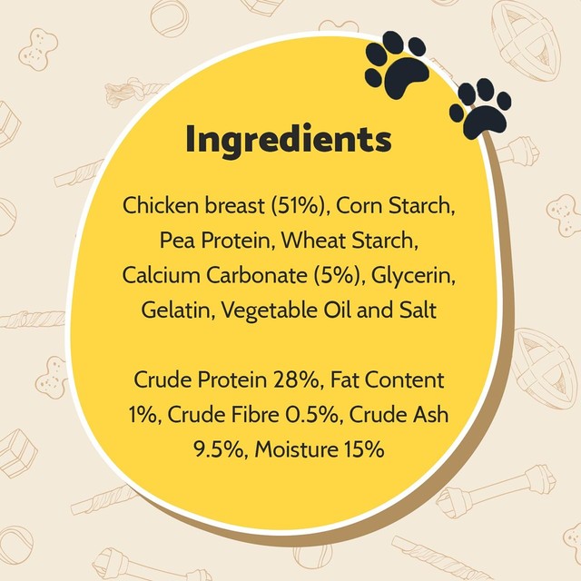 Good Boy Crunchy Chicken & Calcium Bones dog treats 100g, UK version