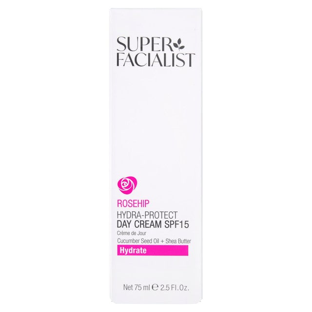 Super Facialist Rose Hydrating Day Cream 75ml (British brand)