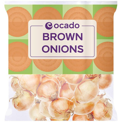 Ocado Fresh Brown Onions 1kg