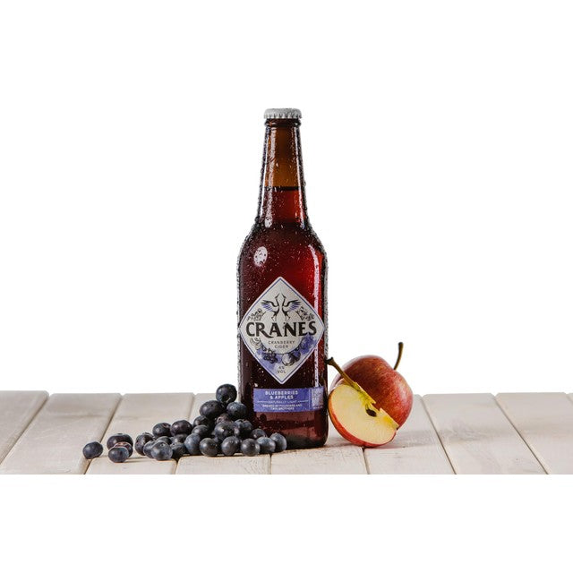 Cranes Blueberries & Apples cider 500ml - British product