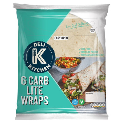 Deli Kitchen Carb Lite Tortilla Wraps 6 x 50g