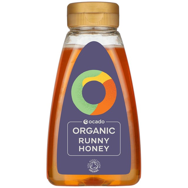 Ocado runny honey 340g, imported from the UK