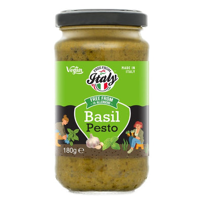 Allergi-fri Italia Basilikumpesto Saus 180g