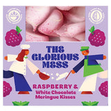 Flower & White Raspberry meringue kisses 100g (British brand)