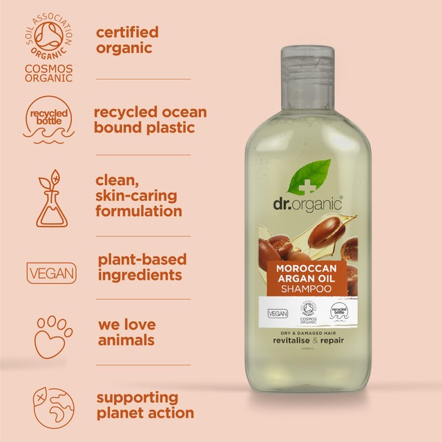 Dr Organic Moroccan Argan Oil Shampoo 265ml - British product