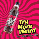 Dr Pepper Zero soft drink 12x500ml - British product