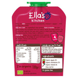 Ella's Kitchen baby puree with strawberries, rhubarb, apples 120g - British product