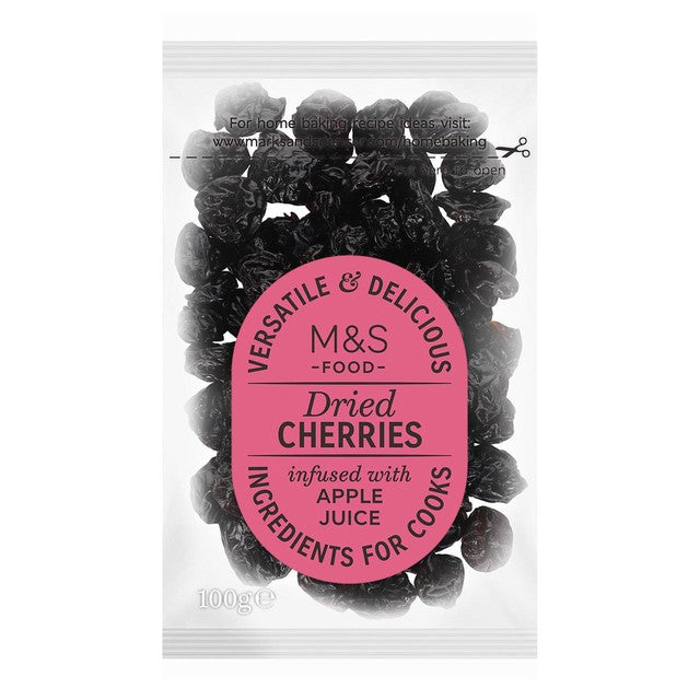 M&S dried cherries 100g - British product