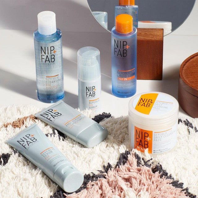 Nip+Fab glycolic exfoliating scrub 75ml, imported from the UK