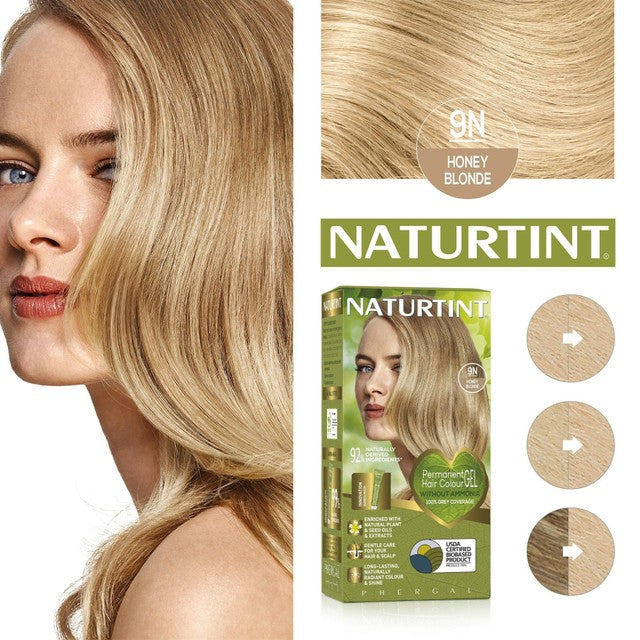 Naturtint hair colour gel Honey Blonde 60ml, imported from the UK