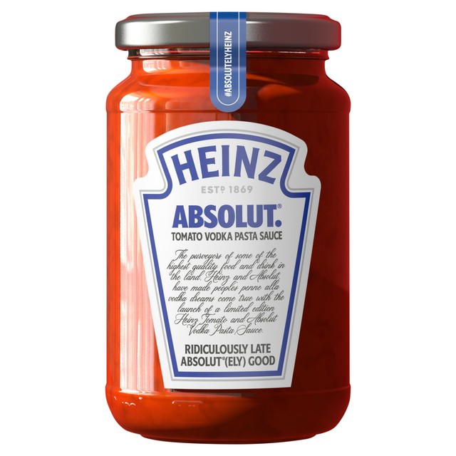 Heinz Tomato Vodka Pasta Sauce 350g, UK version