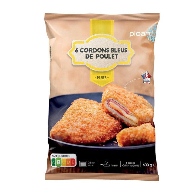 Picard chicken cordon bleu 6 pack, imported from the UK
