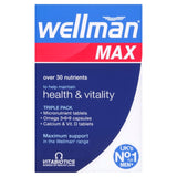 Vitabiotics Wellman Max men's multivitamin supplement 84 pack (British brand)