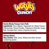 Wotsits corn puffs Really Meaty 115g, imported from the UK