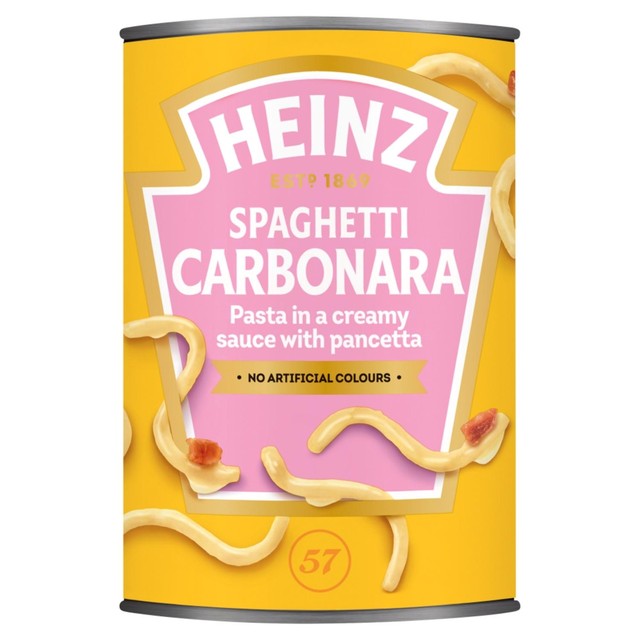 Heinz Spaghetti Carbonara Dosenpasta 400g, UK-Version