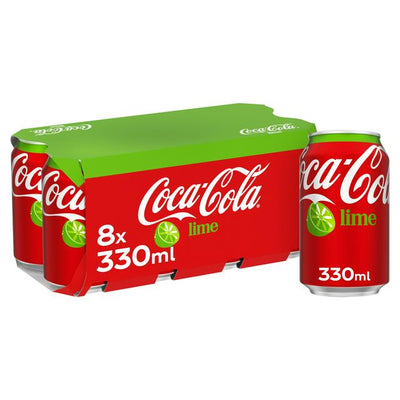 Sainsburys Coca-Cola Lime 8 x 330ml- Buy online at McGrocer