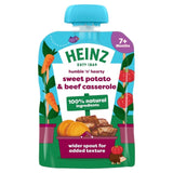 Heinz sweet potato beef baby food pouch 7+ months 130g, UK version