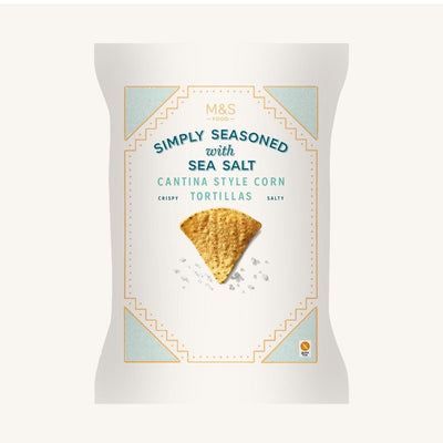 M&S M&S Cantina Lightly Salted Corn Tortilla Chips 150g- Buy online at McGrocer