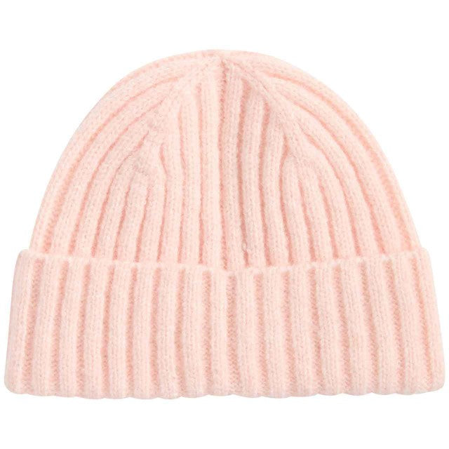 M&S kids fisherman beanie hat pink 3-6 years, UK version
