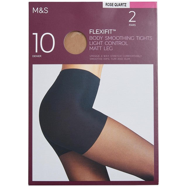 M&S Sheer Tights Rose Quartz Small 2 pack, imported from the UK