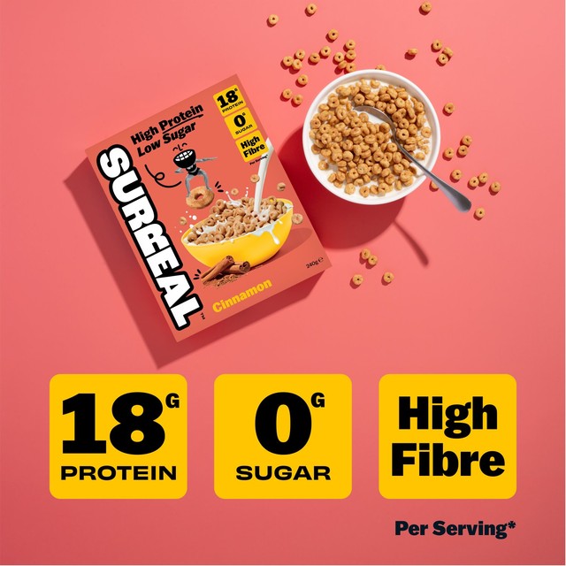 Surreal cinnamon cereal 240g (British brand)