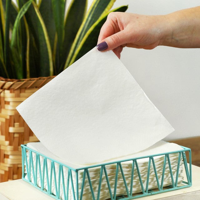 Talking Tables white paper napkins 100 pack 33cm (British brand)