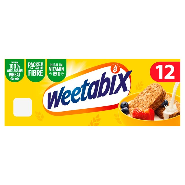 Weetabix Original wheat cereal biscuits (British brand)