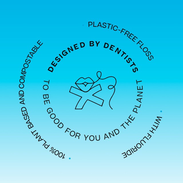 Parla floss plastic free mint 30 metres (British brand)