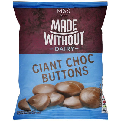 M&S M&S Made Without Dairy Giant Chocolate Buttons- Buy online at McGrocer