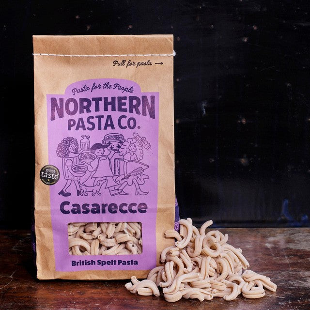 Northern Pasta Casarecce dry pasta 450g, imported from the UK