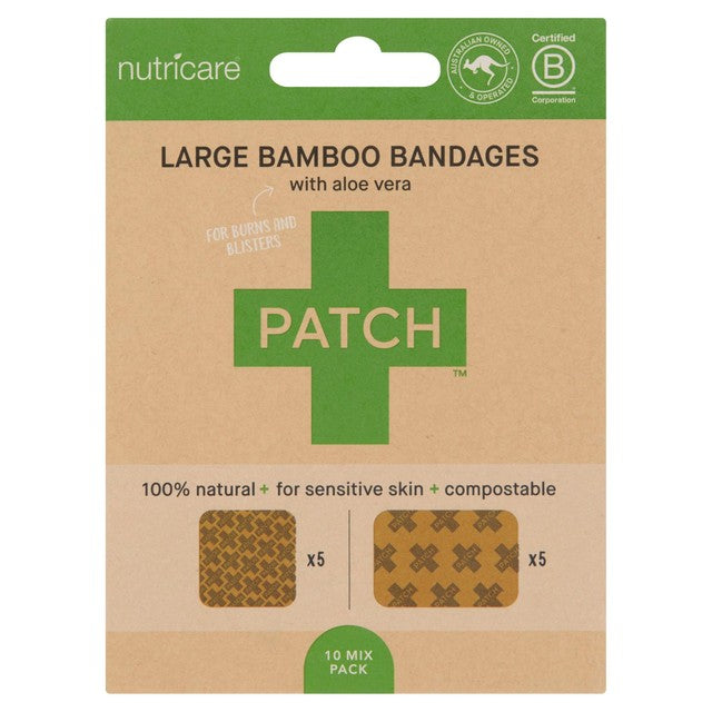 Patch Aloe Vera plasters large 10 pack, imported from the UK