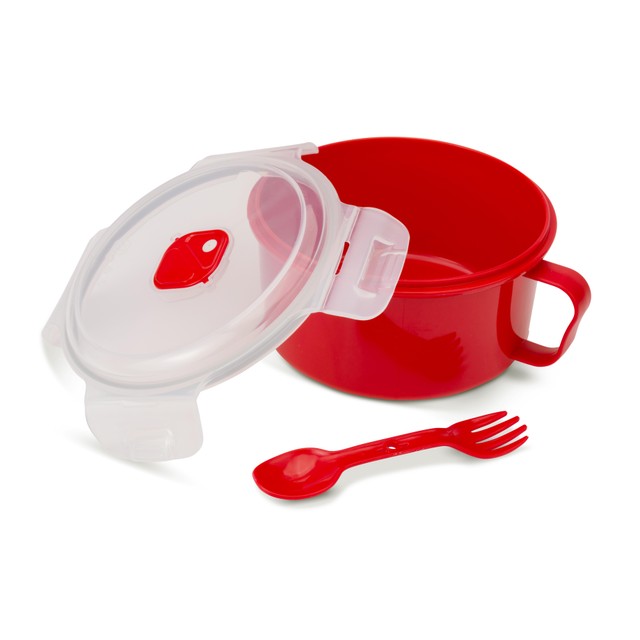 Good 2 Heat microwave bowl with spork 900ml, UK version
