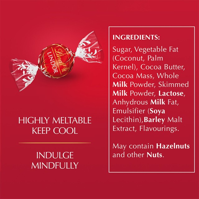 Lindt Lindor Milk Chocolate Truffles 337g, UK version
